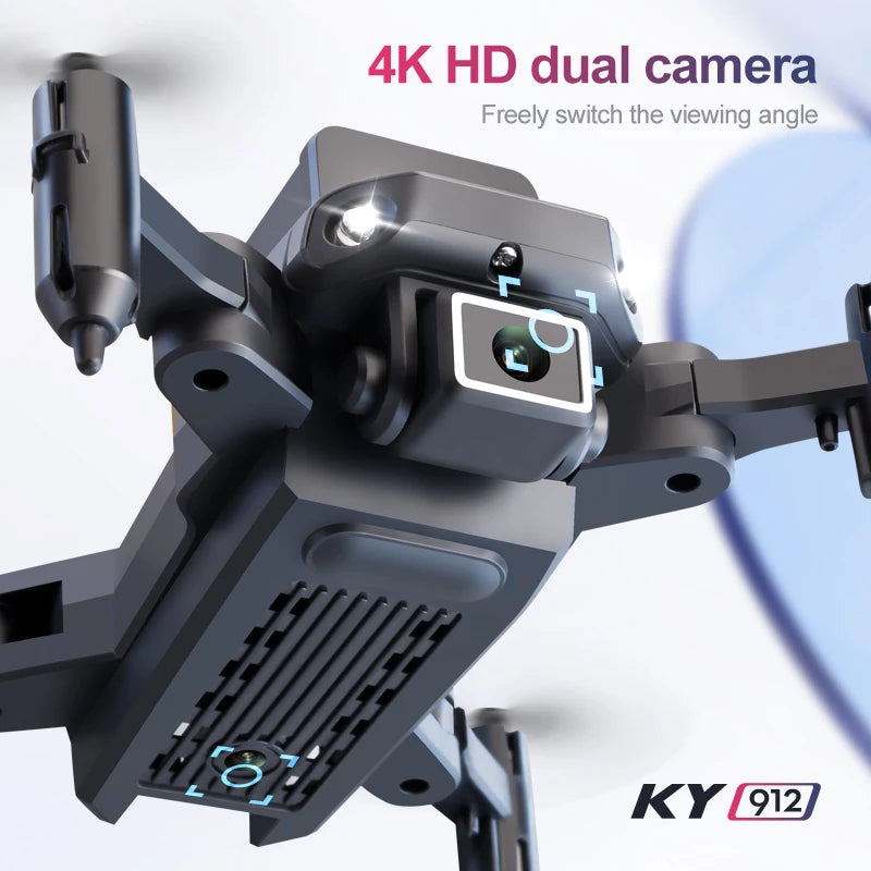 Mini 4K Dual Camera Drone - Foldable Portable RC Quadcopter Tidesmit