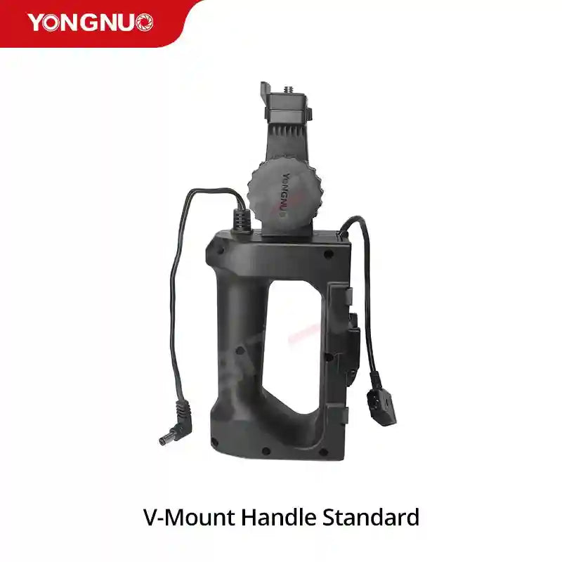 Bi-color LED Video Light: Portable Handheld Studio Lamp for Content V-Mount Handle Tidesmit