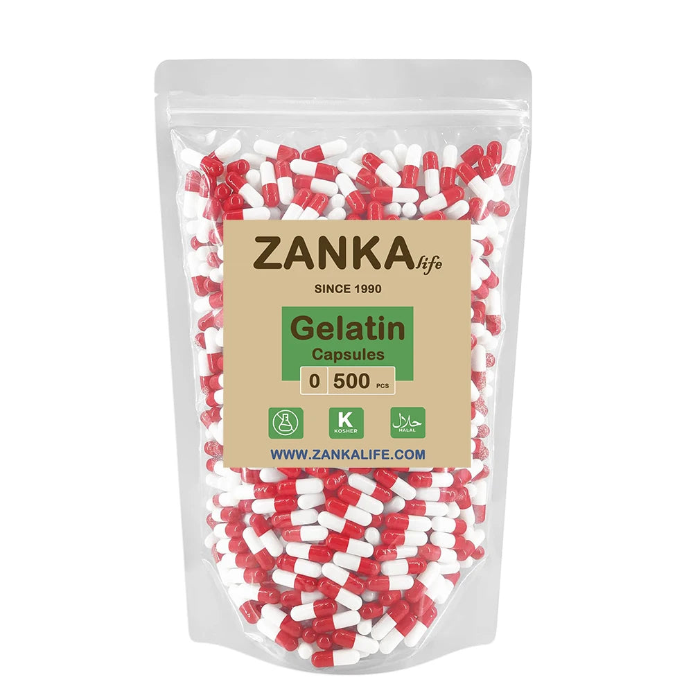 Empty Size 00 Gelatin Capsules 500 Count - Food Grade Tidesmit Permanent Makeup Machines Tidesmit