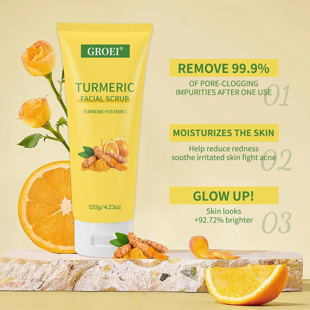 Turmeric Brightening Gel | Pore Minimizing Treatment 120g Scrubs Treatments Tidesmit