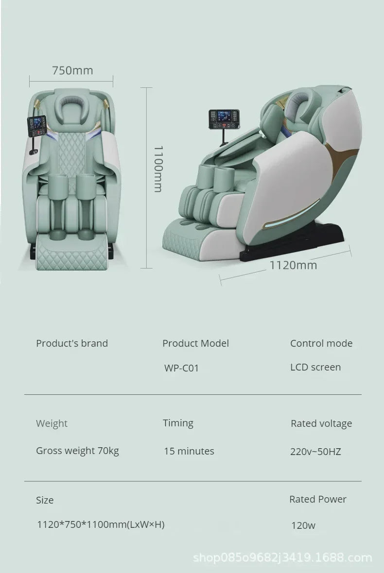 Zero Gravity Massage Chair with Heat Therapy and Full Body Support Massage Chairs Tidesmit