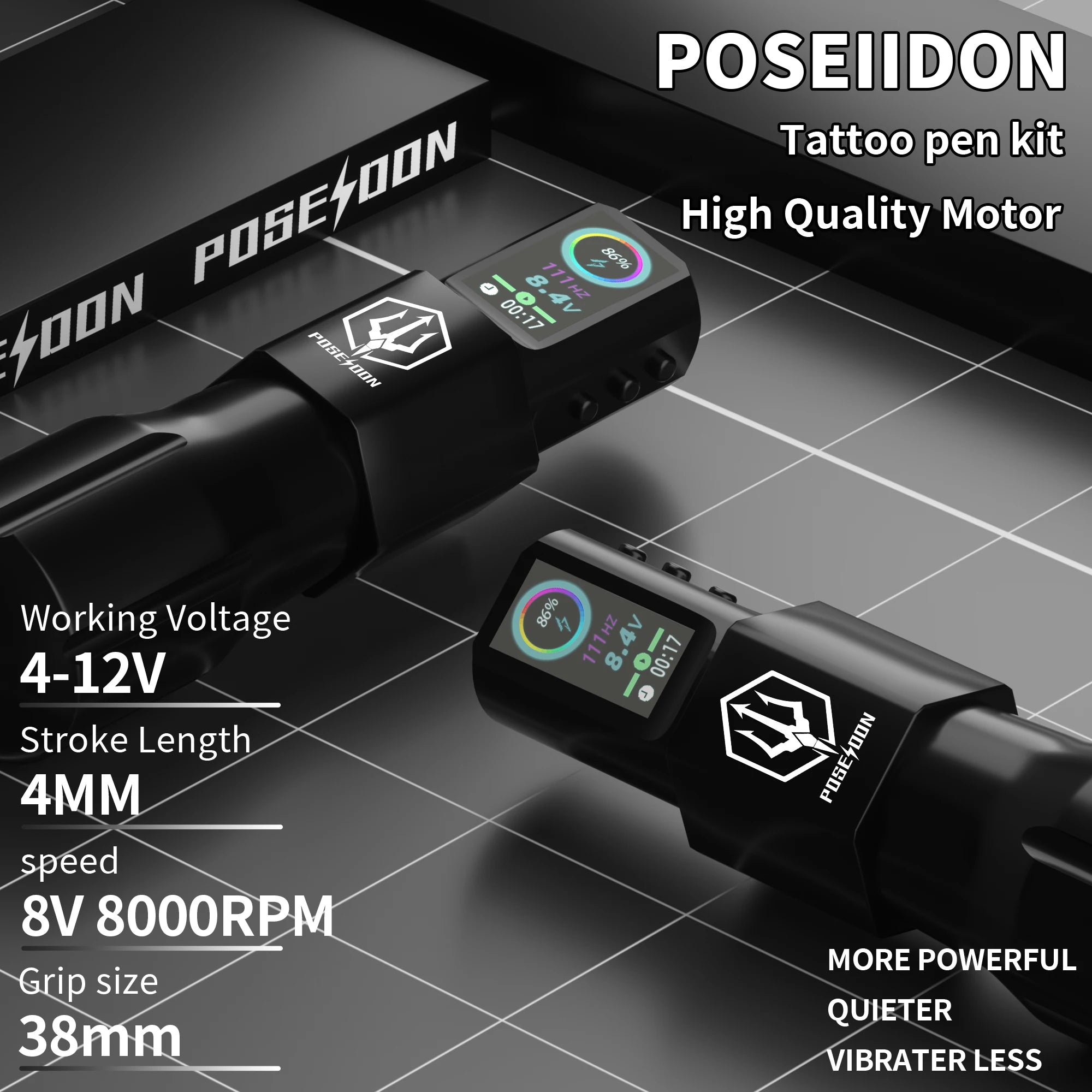 PMU Machine Kit - Professional Rotary Pen Set for Microblading LTK08 Permanent Makeup Machines Tidesmit