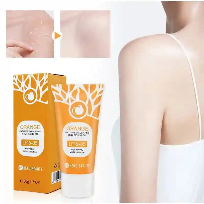 Orange Exfoliating Gel 100g | Deep Pore Cleanser & Skin Brightening Scrubs Treatments Tidesmit