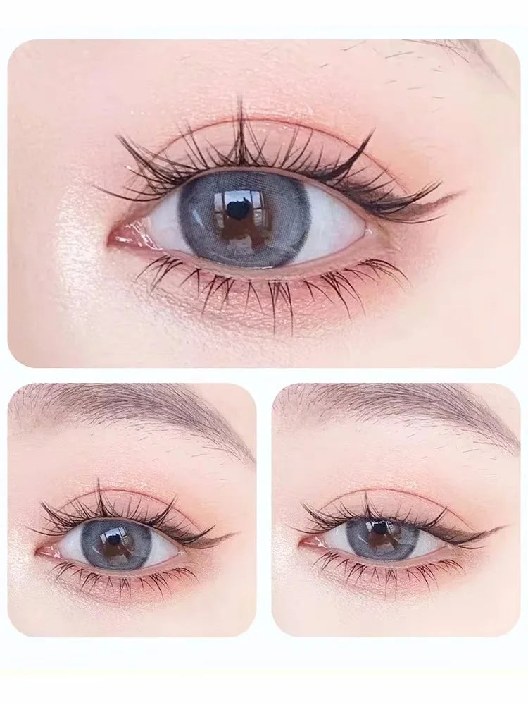 MIAOJIE Large Eyelashes with Pointed Cat-Eye C-Curl 10-14Mm Eyelashes That Are Natural And Light Without Blinking to Enlarge
