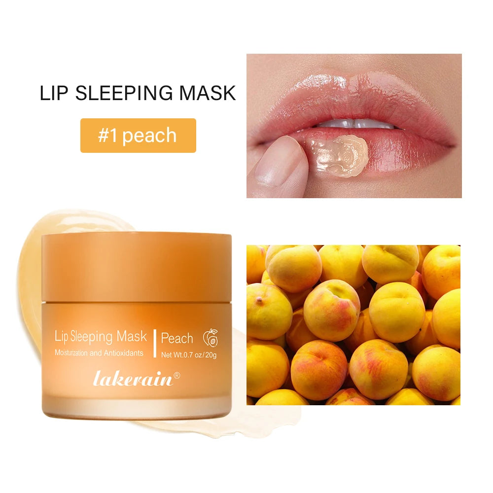 Moisturizing Sleeping Lip Mask - Nourishing Overnight Lip Treatment Lip Care 1 peach Tidesmit