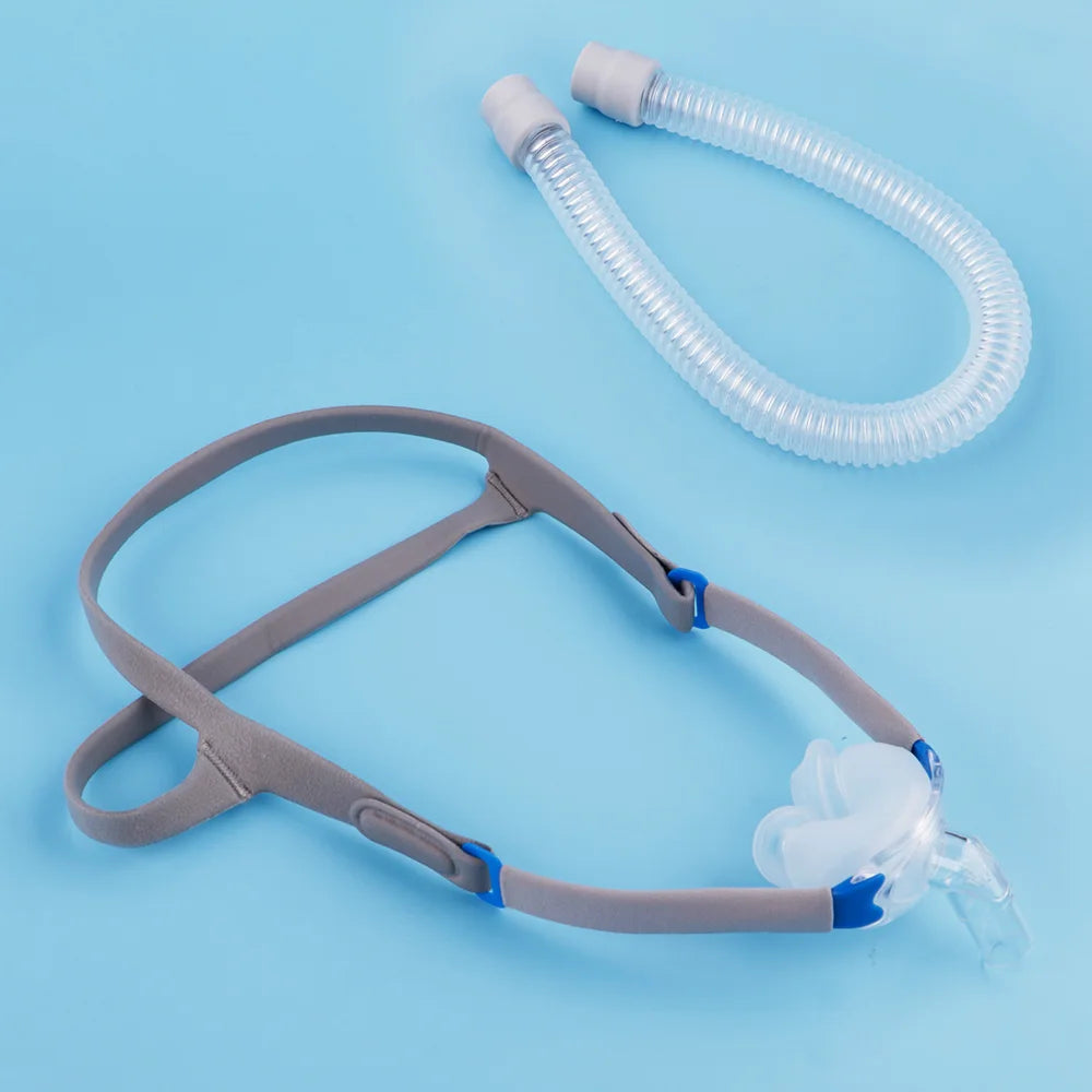 Cpap Nasal Pillows Mask Universal Sleep Apnea Nasal Mask With Headgear For Cpap&Bipap Mask With S/M/L 3 Sizes Silicone Cushions