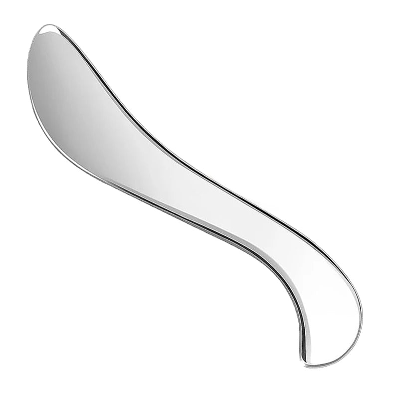 Fascia Scraper Stainless Steel IASTM Tool for Deep Tissue Muscle Relief Fascia Gun S-Type Tidesmit