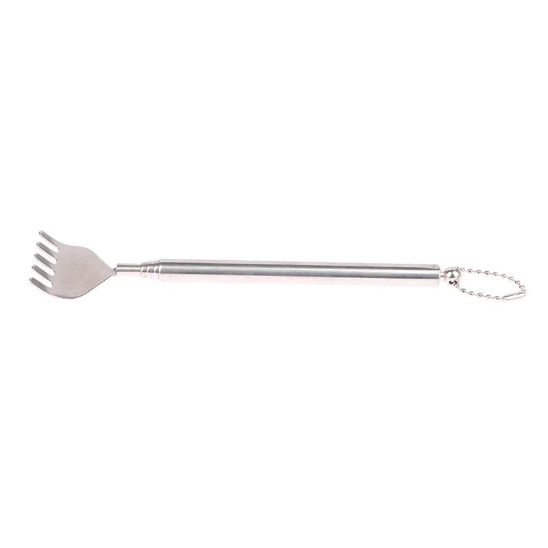 Telescopic Back Scratcher: Adjustable Stainless Steel Massage Tool Back Massage Instrument Tidesmit