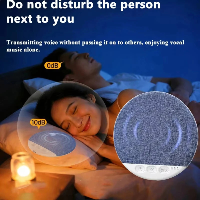 Lenovo New Sleeping Bluetooth Speaker Mini Nature Sound White Noise Soundbar Wireless MP3 Music Player Ultra Thin Timed SpeakerS