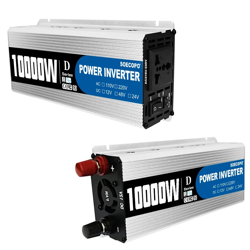 10000W Complete Solar Power Kit | 300W Panel + 100A Controller + 10000W Inverter 12V to 110V/220V Emergency Backup for Home,RV