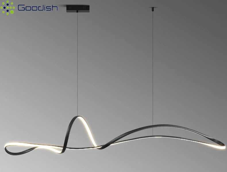 Modern 150cm LED Ring Light - Adjustable Dimmable Pendant for Creators Tidesmit