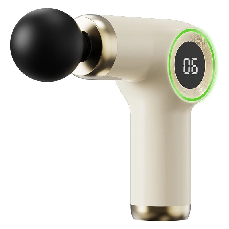 Fascia Gun Portable Deep Tissue Massager - Rechargeable Recovery Tool Fascia Gun white Type C Charge Tidesmit