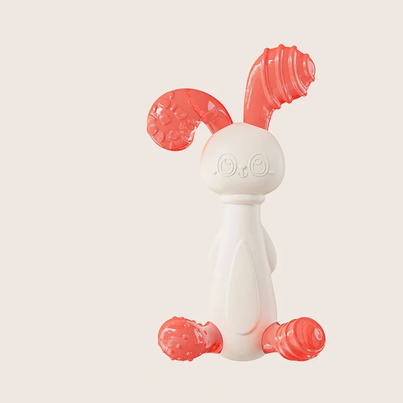 Cute Baby Molar Teethers Toy Soft Silicone Giraffe Rabbit Cartoon Teething for Babies Relief Gums Pain Toys Newborn Essentials
