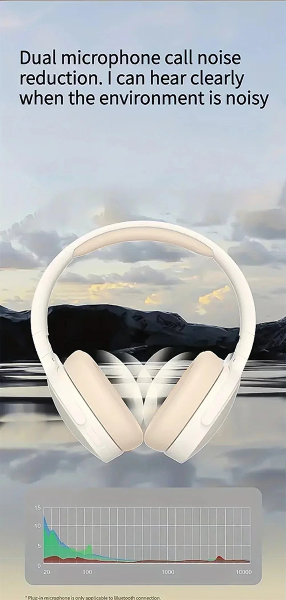 Tidesmit Wireless Headphones: Active Noise Cancellation Over-Ear Pro Audio Tidesmit
