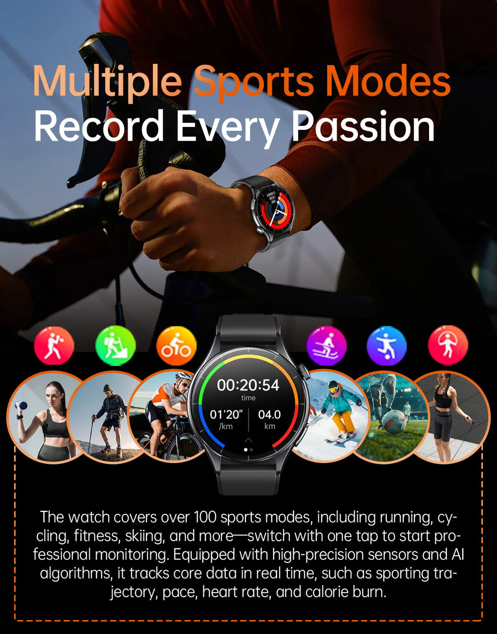 2026 New Health Analysis ECG+PPG Smart Watch Body Fat Uric Acid Blood Pressure Heart Rate Tracker NFC Smartwatch For Android IOS