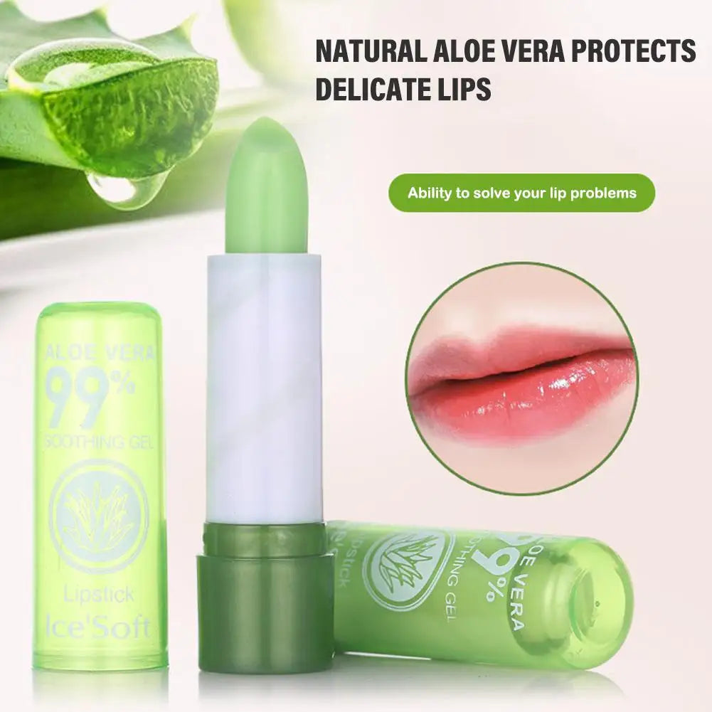 Aloe Vera Color Changing Lipstick - Hydrating Lip Balm Treatment Lip Care Tidesmit