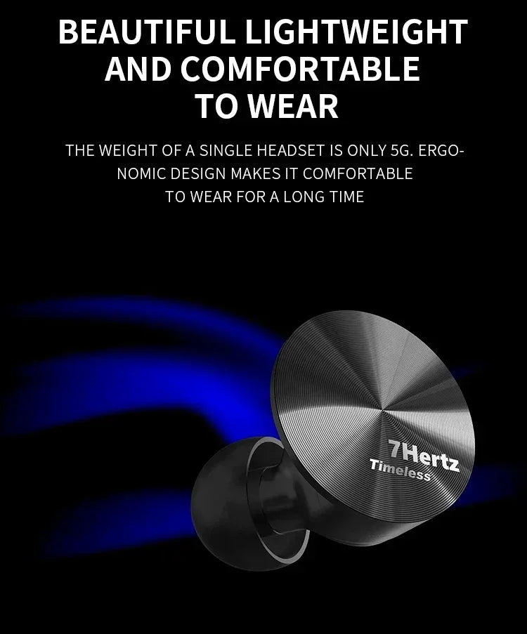 7HZ Timeless Planar IEM 14.2mm HiFi Studio Monitor - Tidesmit Tidesmit