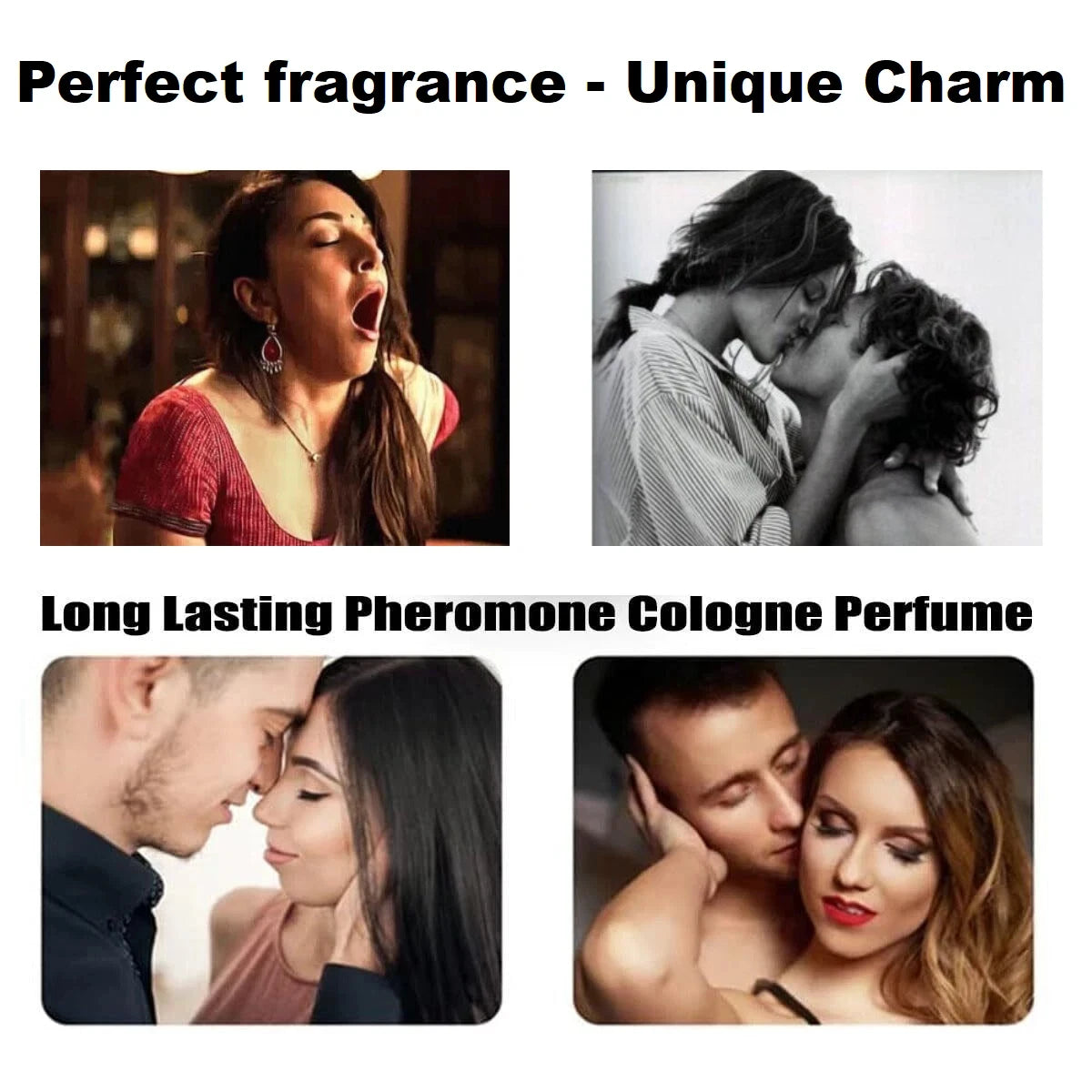 Long-lasting pheromone cologne for men and women, essential oil fragrance for attraction, dating, and business events.
