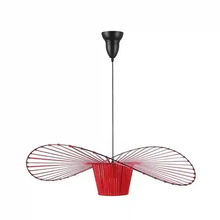Vertigo LED Ring Light Chandelier | Adjustable Modern Industrial Fixture Red Tidesmit