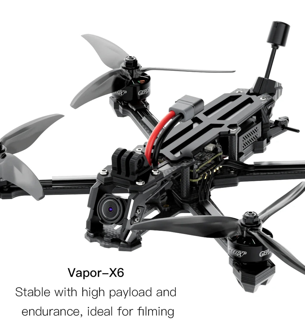FPV Drone 6 Inch Analog Freestyle X-Shaped Quadcopter | Tidesmit Tidesmit