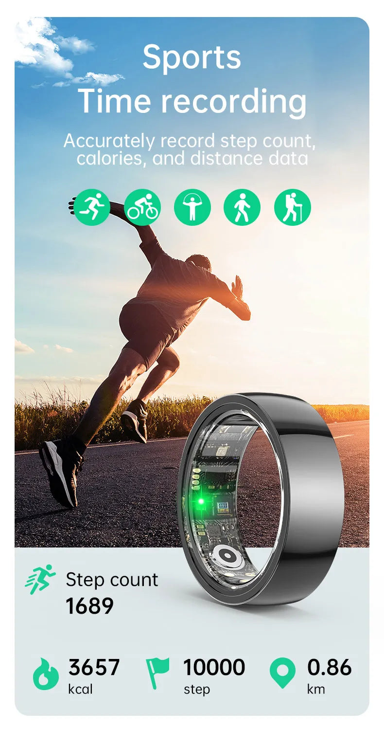 Smart Health Ring – Waterproof Fitness Tracker by Tidesmit Tidesmit