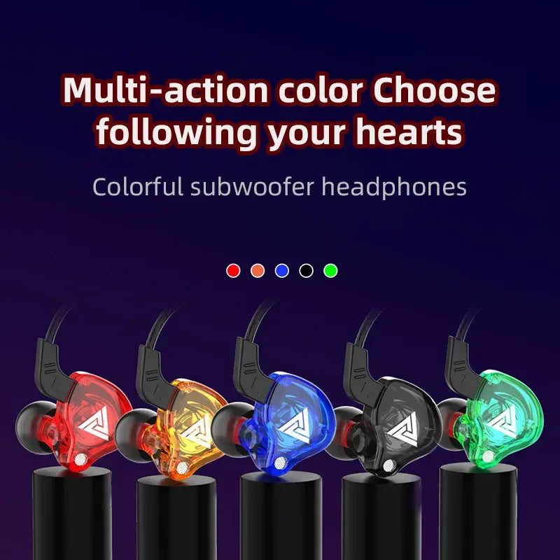 6 Dynamic Driver Wired In-Ear Headphones with Mic by Tidesmit Tidesmit