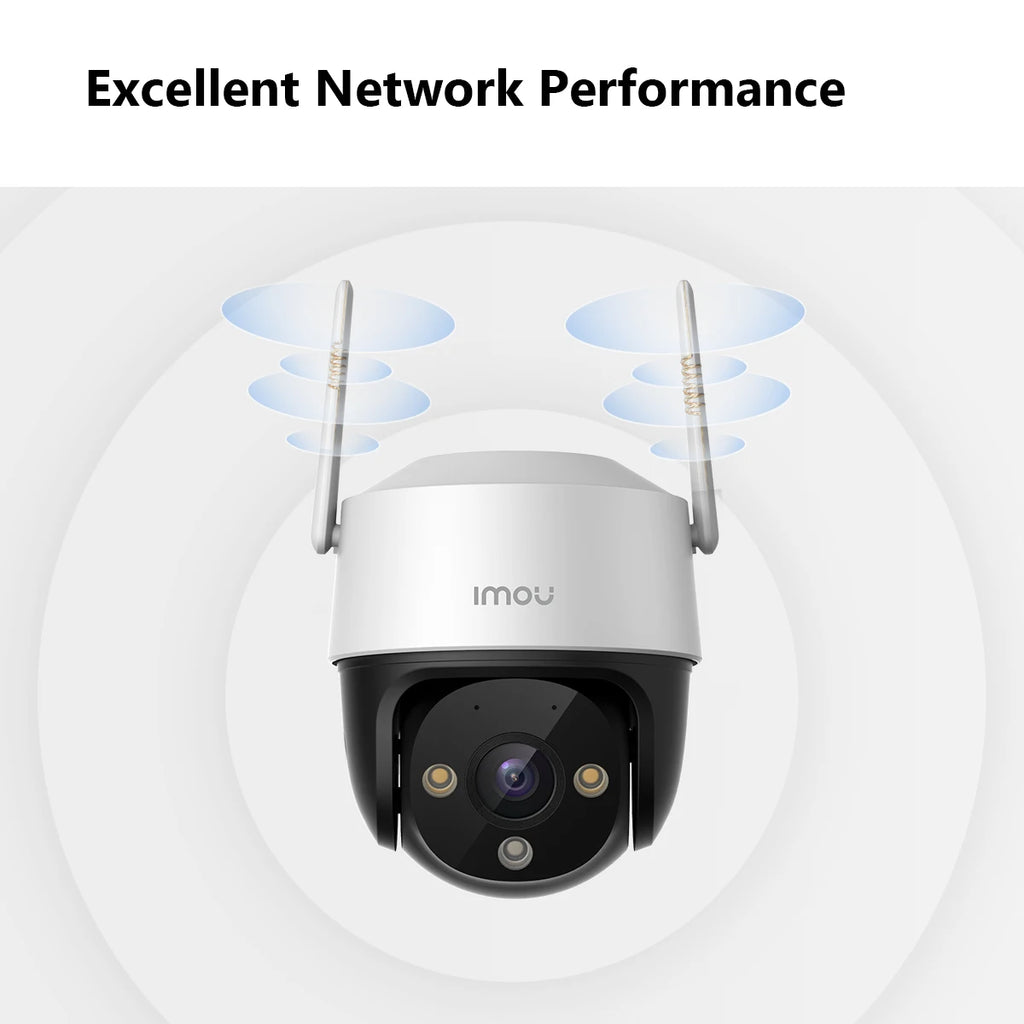 IMOU 2PCS Cruiser SE+ 3MP Set Wi-Fi Camera Smart Color Night Vision IP66 Outdoor Security 360° Coverage Smart Auto Tracking