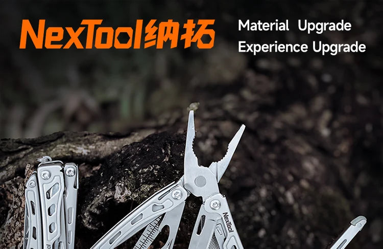 NexTool Keychain Mini Flagship F12 Folding Multi Tool 15 In 1 Screwdriver Pliers File Ruler Bottle Opener Scissors EDC Hand Tool
