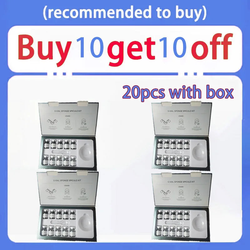 Sponge Spicule Bio-Microcrystalline Deep Pore Cleansing Kit Scrubs Treatments 4 box Tidesmit