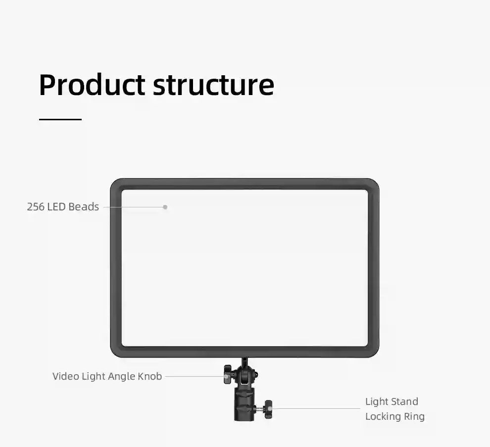 Godox LEDP260C LED Video Light Panel | Adjustable Color Temperature 3300-5600K Tidesmit