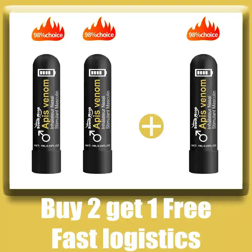 Nasal Inhaler Stick for Daily Soothing Relief - 5 Pack Tidesmit Lip Care 3PCS Tidesmit