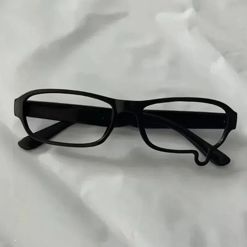 Y2K Anime Teardrop Glasses Cosplay Unisex Lensless Eyewear Fashion Jewelry Costume Props Accessories Gift Kawaii Aesthetic Decor