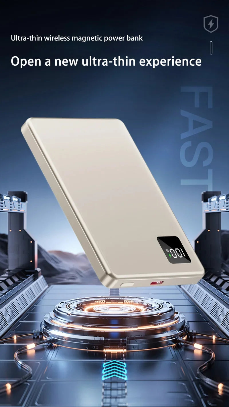 Tidesmit Magnetic Portable Charger 100000mAh PD Fast Power Bank Tidesmit