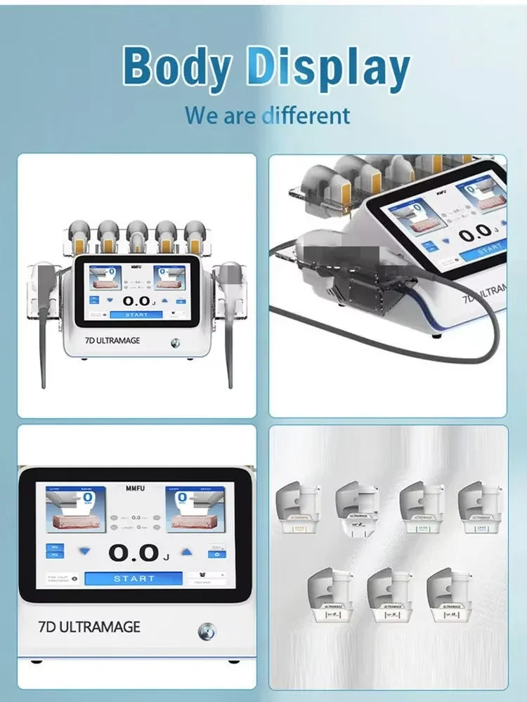 12D HIFU Face Lifting Machine - Professional Skin Firming Device Body Shaping Massage Equipment Tidesmit