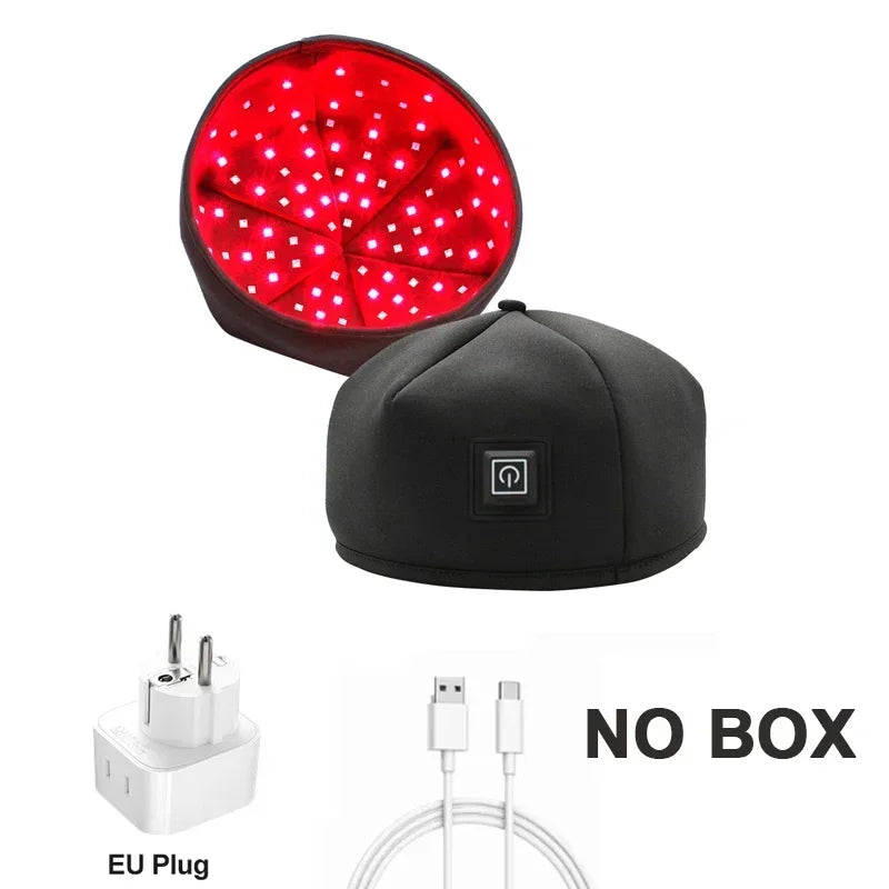 2024 New Red Light Therapy Cap Laser 660nm 830nm Red Near Infrared Hair Regrowth Hat Hair Loss Treatment Helmet Scalp Massager