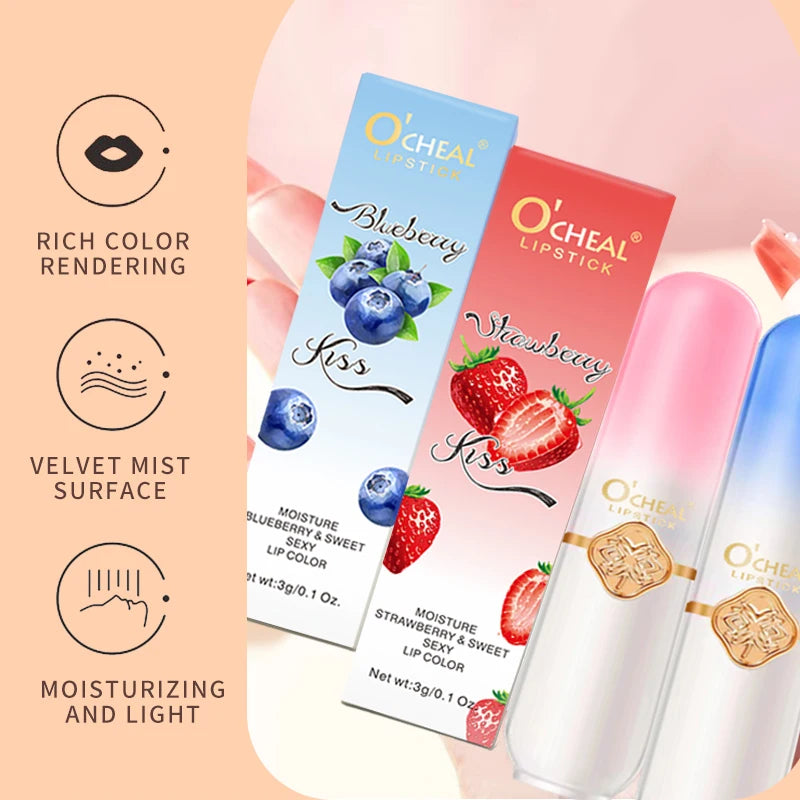 Moisturizing Lip Balm Tint - Fruit Scented Nourishing Treatment by Tidesmit Lip Care Tidesmit