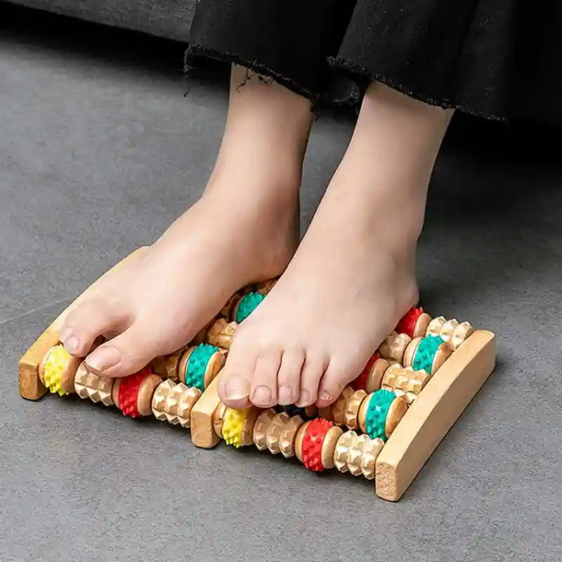 Foot Roller Massager for Plantar Fasciitis - Natural Muscle Relief Massage Roller Tidesmit