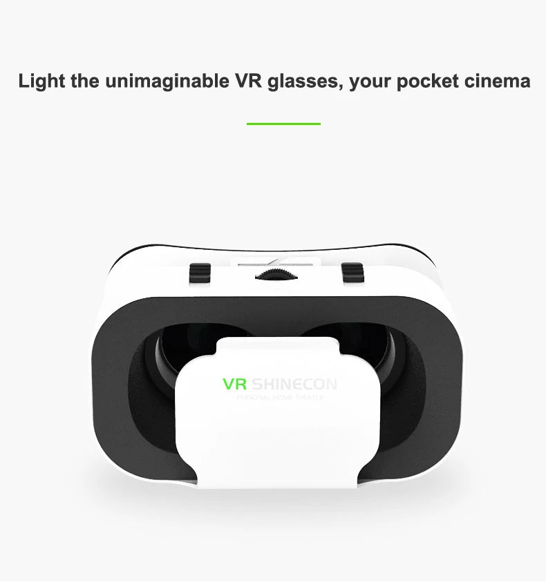 VR Headset for Smartphones - Lightweight Immersive Mobile VR Glasses Tidesmit