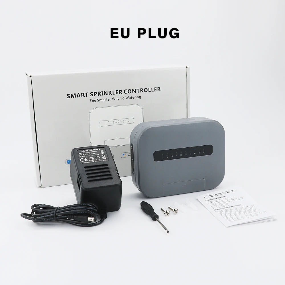 Smart WiFi Sprinkler Controller - 8 Zone WiFi Irrigation System Tidesmit