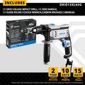 DEKO DKID13XL65G  professional grade impact drilll 220V, 2 Functions Drill Screwdriver Electric Tool Power Tool (DKID Series)