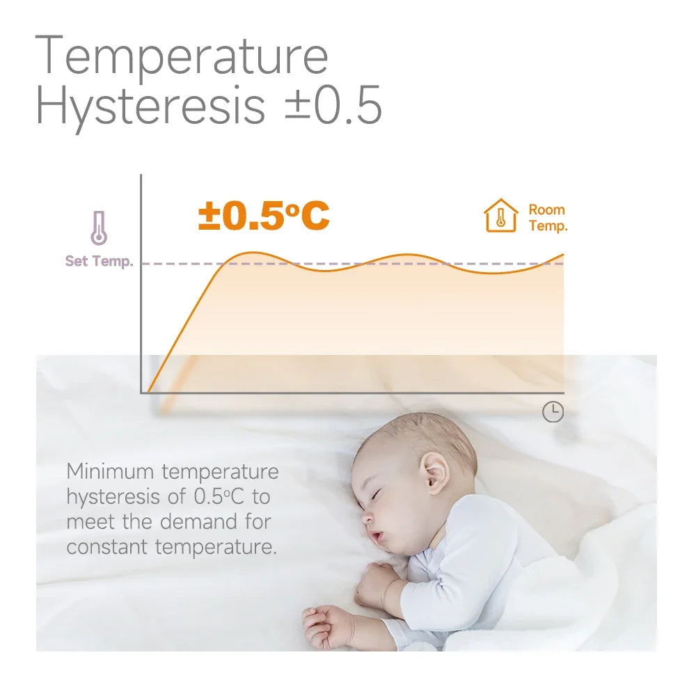 Beok Zigbee Floor Heating Thermostat  Tuya Programmable Smart Home Thermoregulator with Alexa Google Home Alice