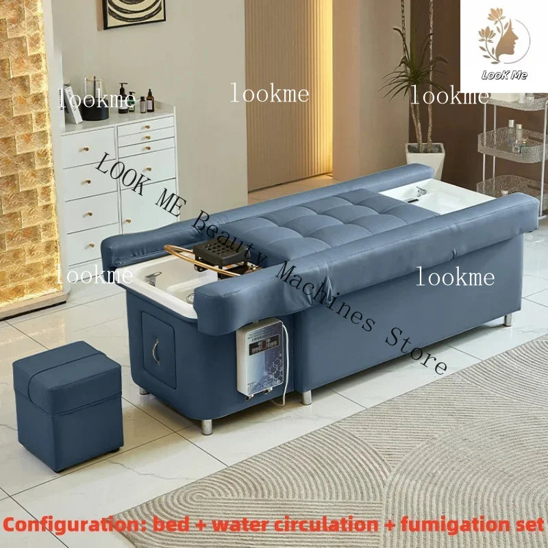 Electric Salon Massage Bed and Shampoo Chair – Ergonomic Spa Unit Massage Chairs Style 3 Tidesmit