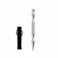Acupuncture Pen - Stainless Steel Dual Head Massage Device Relaxation Treatment 1 Pen with Bag Tidesmit