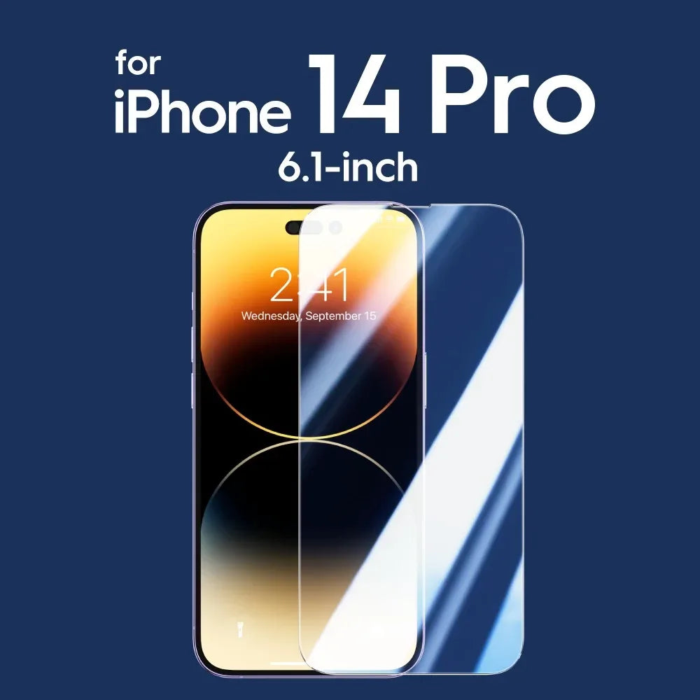 iPhone Screen Protector - 9H Hardness Tempered Glass for iPhone Series for iPhone 14 Pro China Mainland 2PCS HD Tidesmit