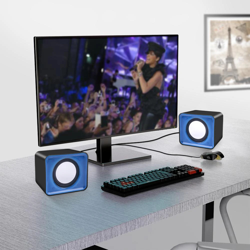 Mini Speaker For Computer PC Laptop Desktop Caixa De Som Sound Box Music Audio System Column Coluna Stereo Set Bocina Acoustics