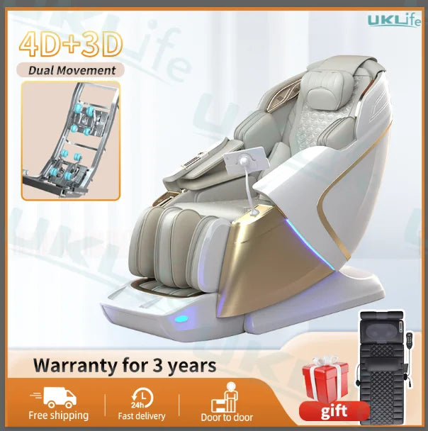 Zero Gravity 4D SL-Track Full Body Massage Chair by Tidesmit Body Shaping Massage Equipment Tidesmit
