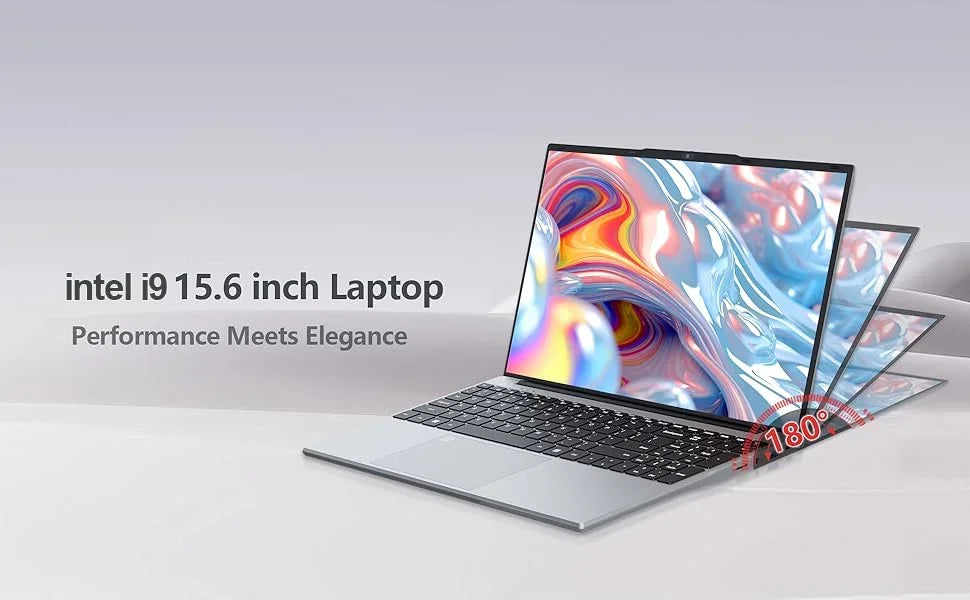 2026 i9 Laptops Windows 11 15.6" Laptop Fingerprint UnIock Intel Core i9-10980HK 16GB RAM 1TB 2TB SSD Office Gaming i9 Notebook