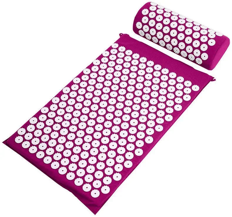 1PC/SET Massager Cushion Acupressure Mat Pillow Relieve Stress Back Pain Massage for Acupuncture Yoga Muscle Relaxation