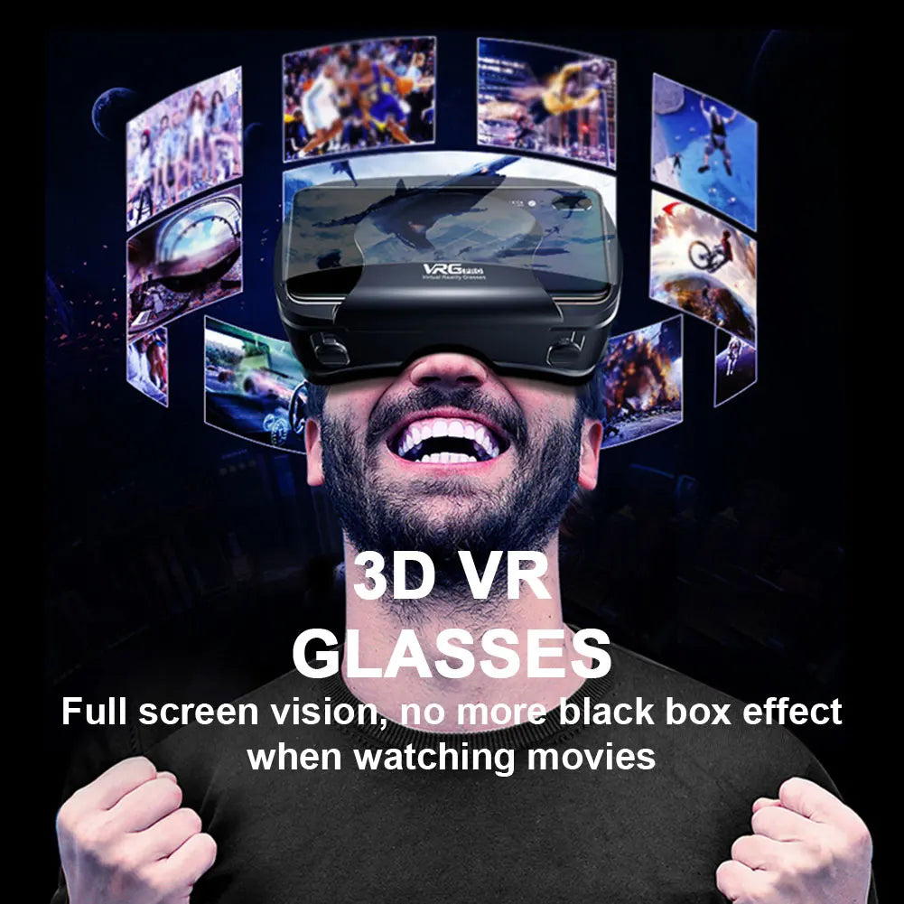 VR Headset for Smartphones - Immersive Wide Angle Smart Glasses Tidesmit