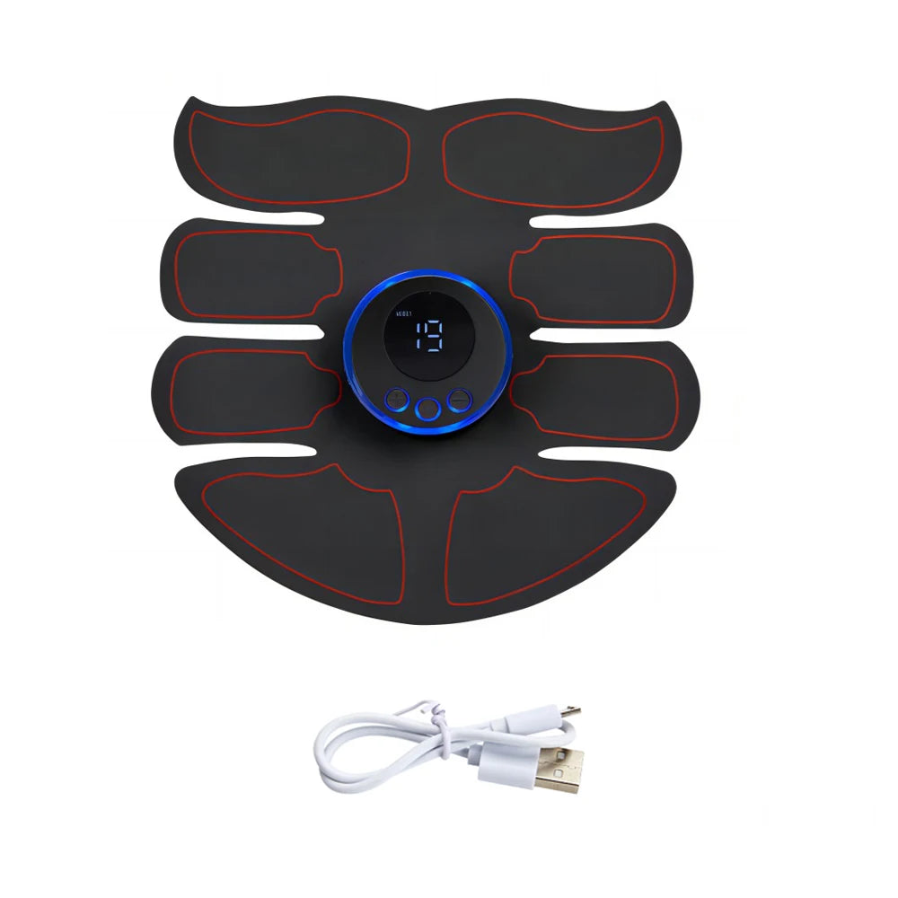 EMS Muscle Stimulator Abdominal Trainer - Rechargeable Body Recovery Fascia Gun 1pcs-A Tidesmit
